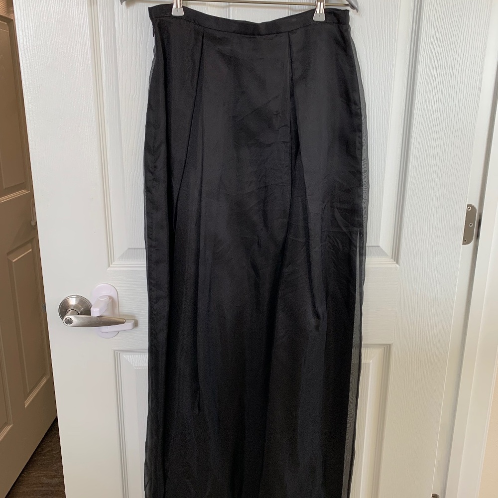VINTAGE DESIGNER SILK FORMAL LONG SKIRT,  Julianna Collection C.2001